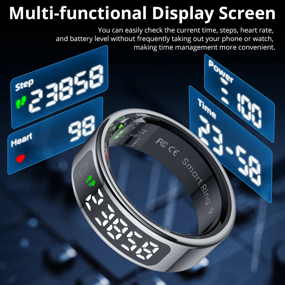 COLMi R12 – Smart Health Ring with Display & Touch Control