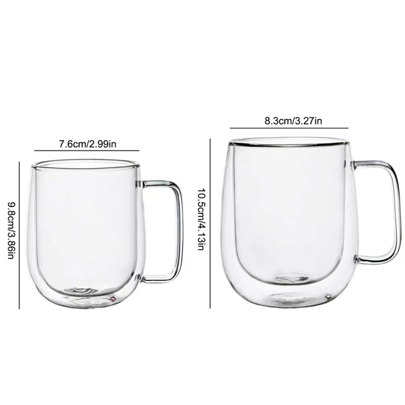 LumiGlass Double Wall Mug