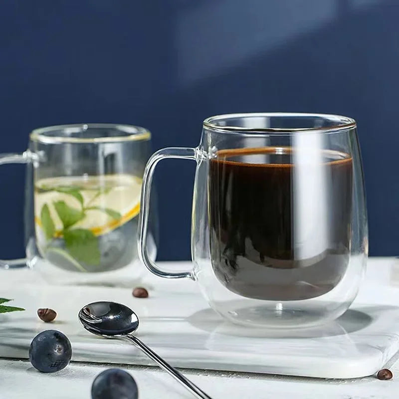 LumiGlass Double Wall Mug
