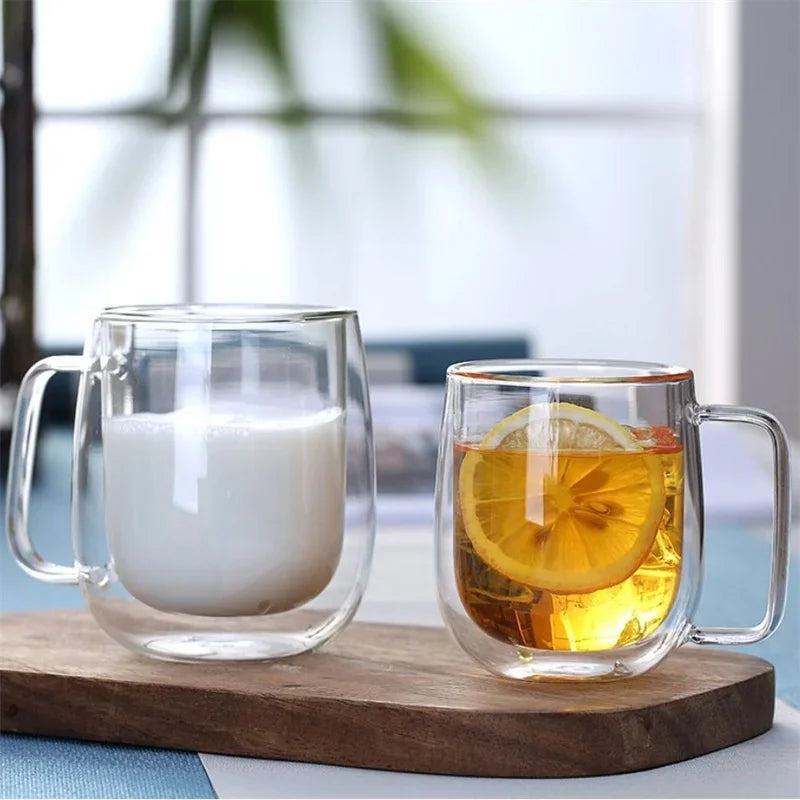 LumiGlass Double Wall Mug