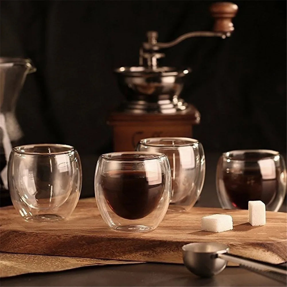 Mini Luxe Double Wall Glass – Espresso & Whisky Cup