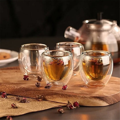 Mini Luxe Double Wall Glass – Espresso & Whisky Cup