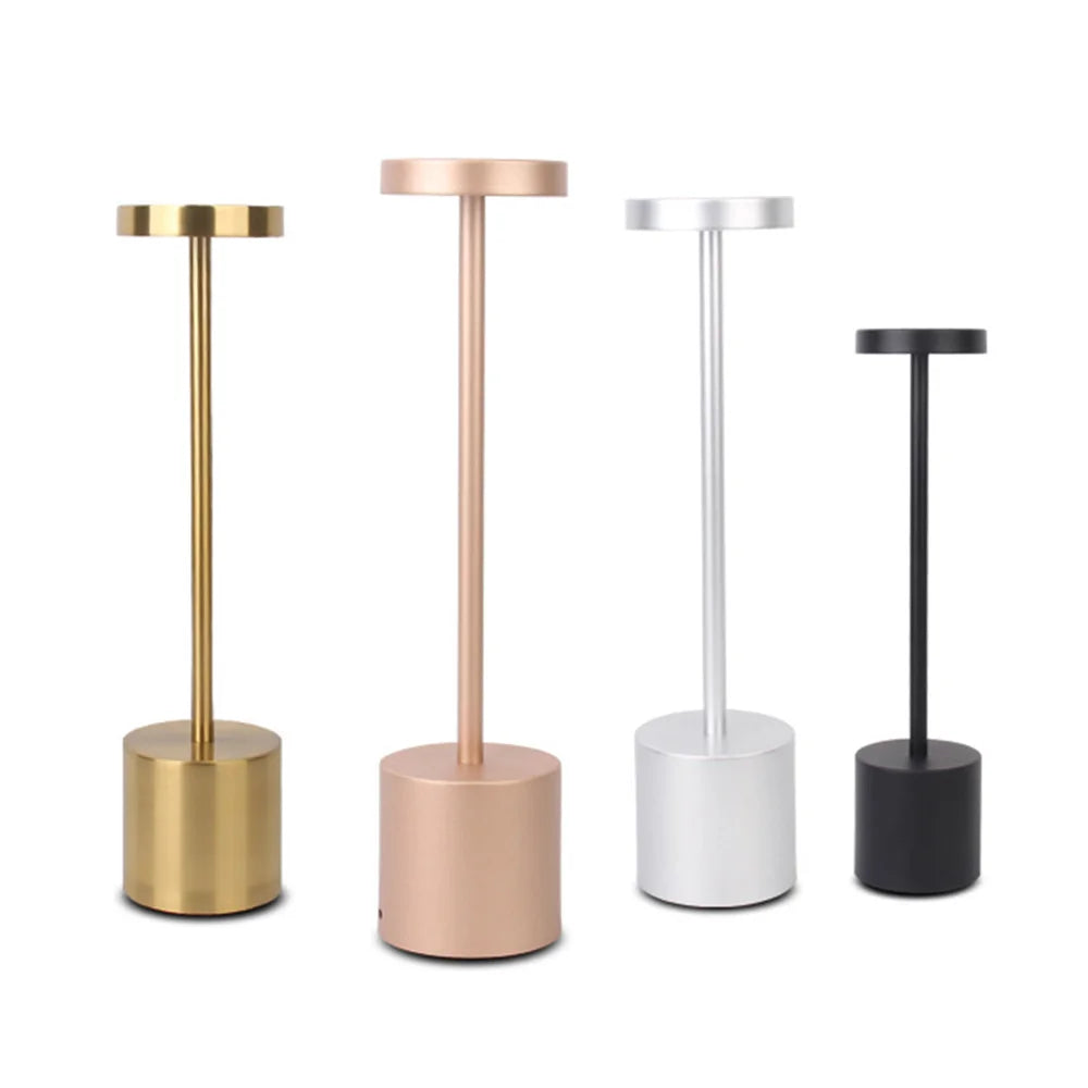 VelaLuxe | Modern Touch Lamp | Stepless Dimming Bedside Light