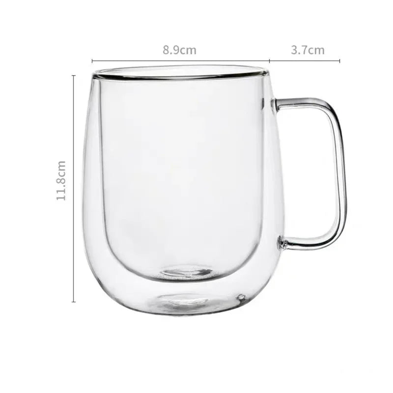 LumiGlass Double Wall Mug