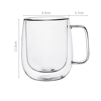 LumiGlass Double Wall Mug