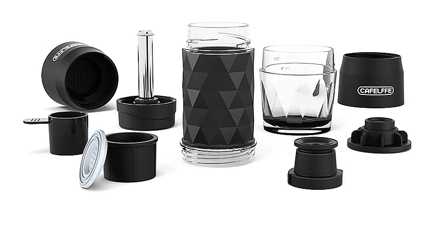 Cafelffe Hand Press Coffee Brewer 3-in-1 - Portable Espresso