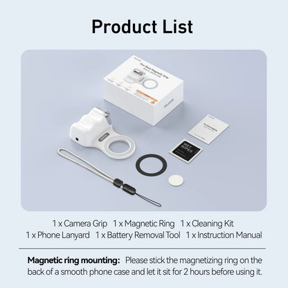 TELESIN  – Magnetic Camera Handle with Remote for iPhone & Android