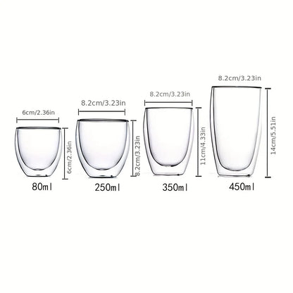 Mini Luxe Double Wall Glass – Espresso & Whisky Cup