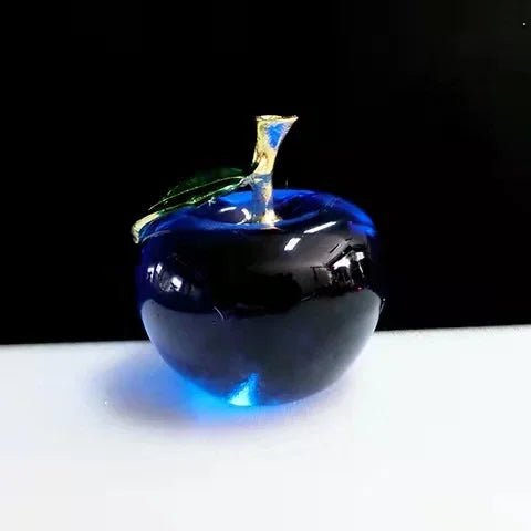 Crystal Glass Apple | Elegant Home Décor Ornament