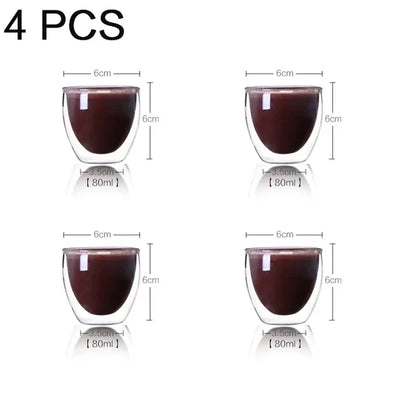 Mini Luxe Double Wall Glass – Espresso & Whisky Cup