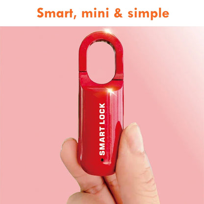 SecureTouch Mini™ – Smart Fingerprint Padlock for Travel & Lockers