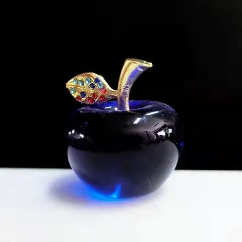 Crystal Glass Apple | Elegant Home Décor Ornament