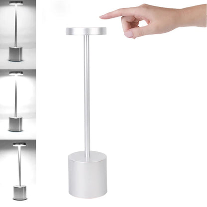 VelaLuxe | Modern Touch Lamp | Stepless Dimming Bedside Light