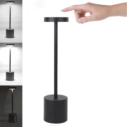 VelaLuxe | Modern Touch Lamp | Stepless Dimming Bedside Light