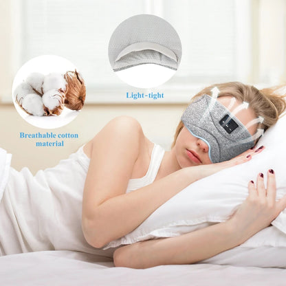 SilentNap BT 5.0 Sleep Headphones – Ultra-Soft Mask for Meditation & Insomnia