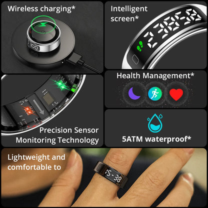 COLMi R12 – Smart Health Ring with Display & Touch Control
