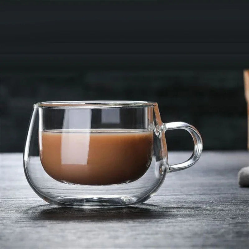 LumiGlass Double Wall Mug