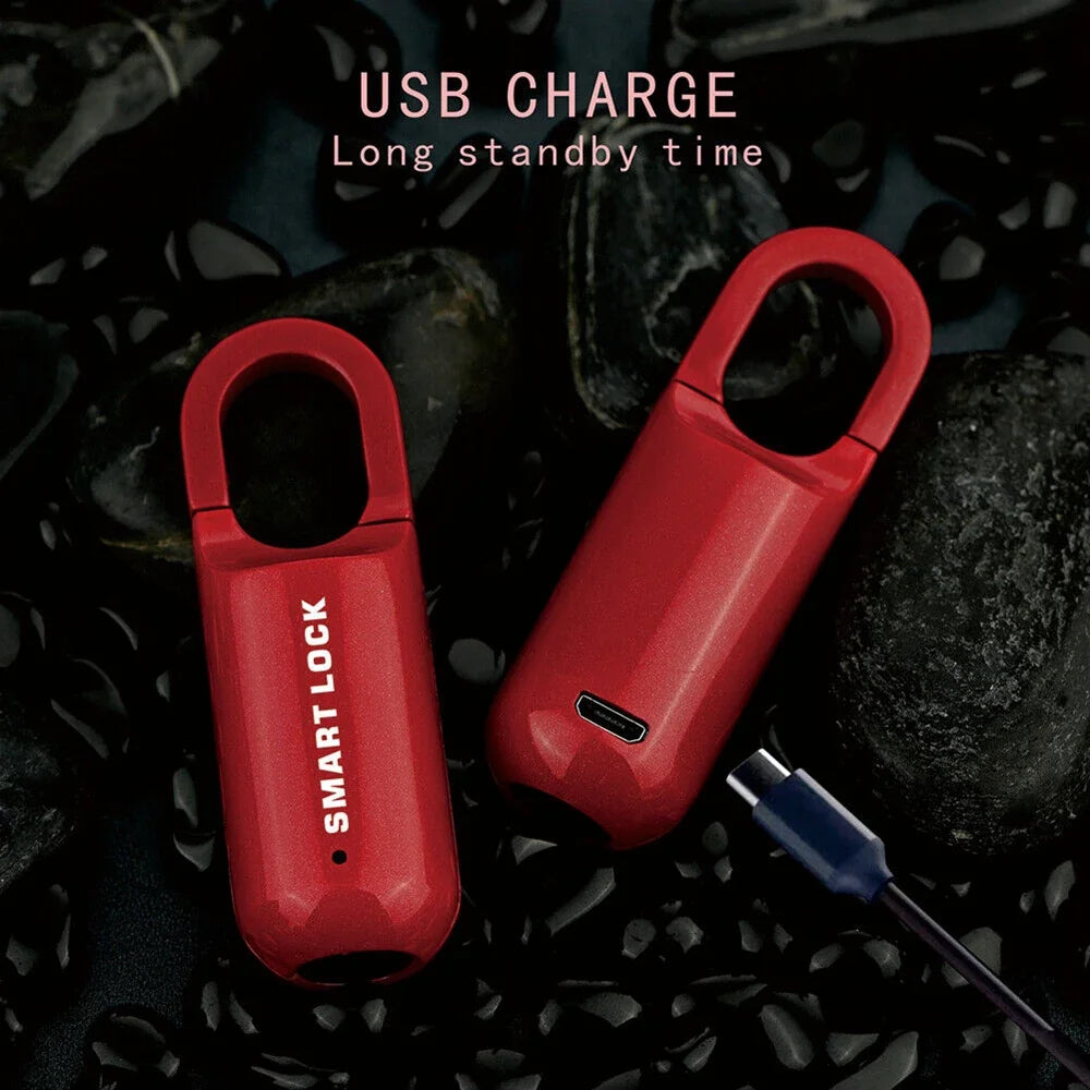 SecureTouch Mini™ – Smart Fingerprint Padlock for Travel & Lockers