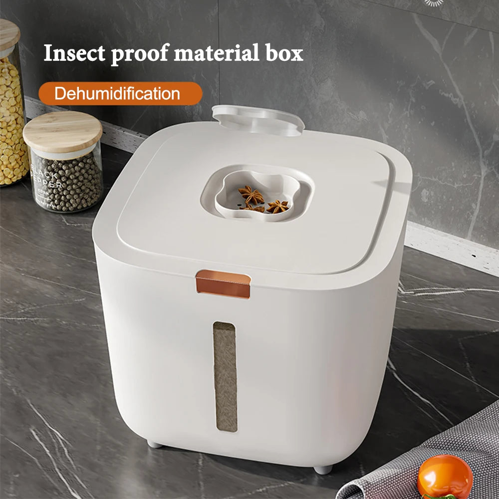 Caja de arroz a prueba de insectos y humedad de 5/10 kg con tapa